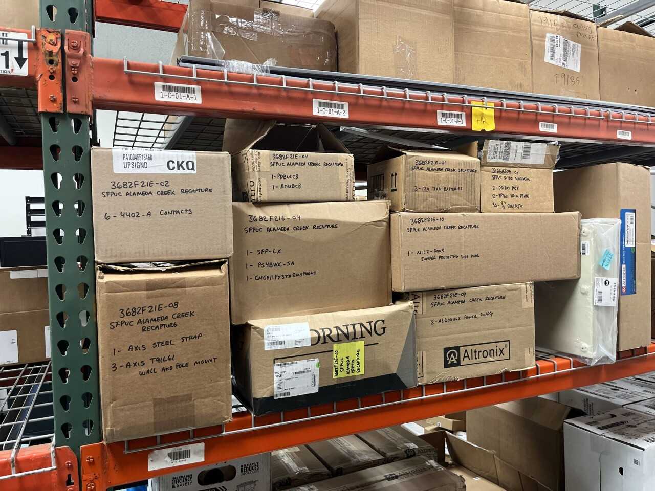 Bulk Lot of Security Package Equipment Including Cameras, Wall & Pole Mounts & More - INDUSTRIAL PARTS