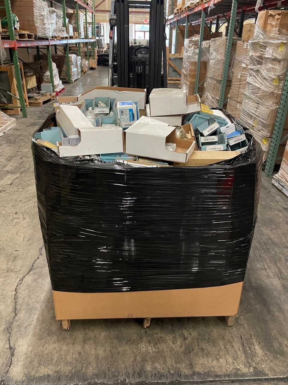 20 Pallets of Excess Electrical Inventory. See attached product manifest for more details. - ELECTRICAL COMPONENTS