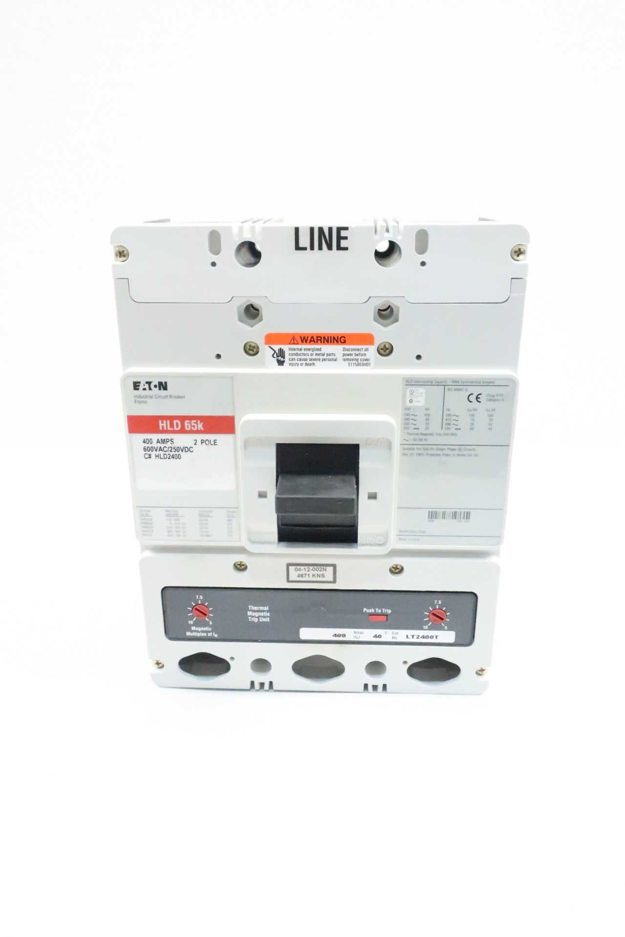 Eaton HLD2400 Circuit Breaker 400A - CIRCUIT BREAKERS