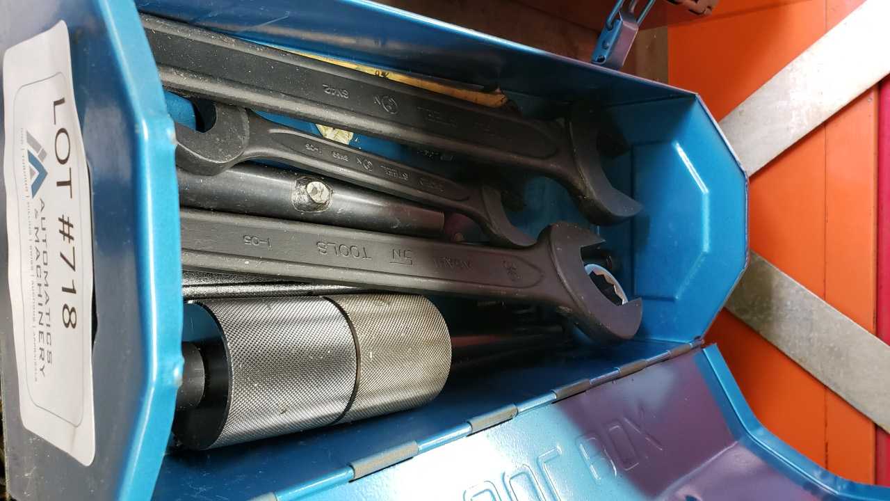 Toolbox with Miscellaneous Items - TOOL STORAGE