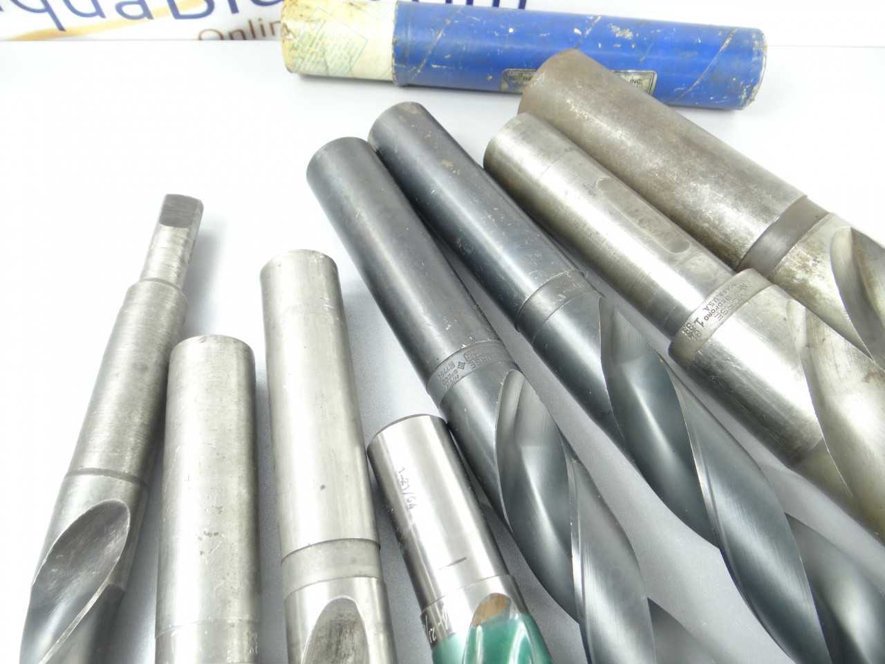 Lot of 8 Heavy Duty Reduced Straight Shank Drills - MACHINING EQUIPMENT PARTS