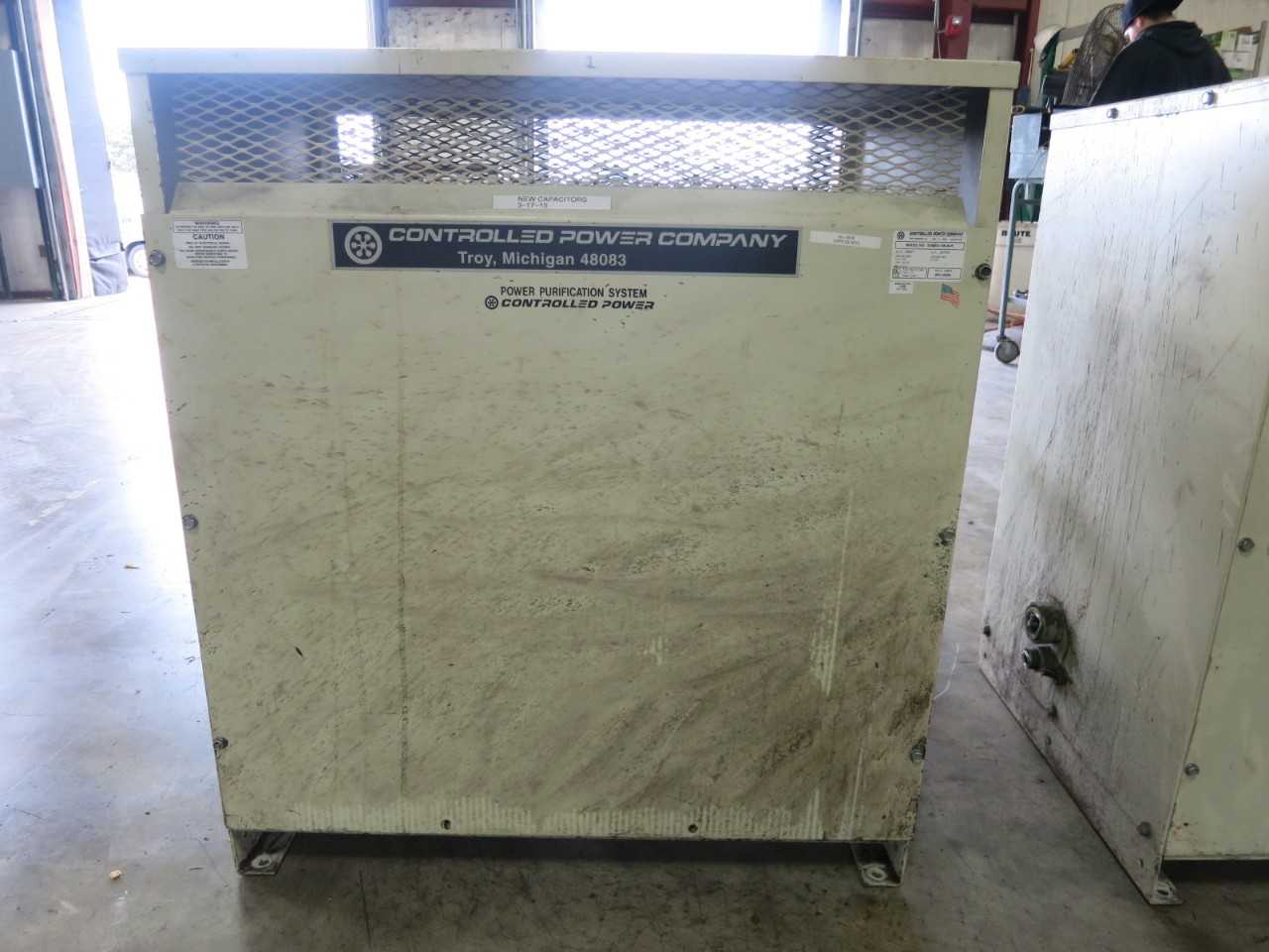 LOT OF 2 CONTROLLED POWER COMPANY 5DMZX-15K-8-PI TRANSFORMER 240/480V-AC 120/240V-AC 15KVA 1PH - CONTROL TRANSFORMERS