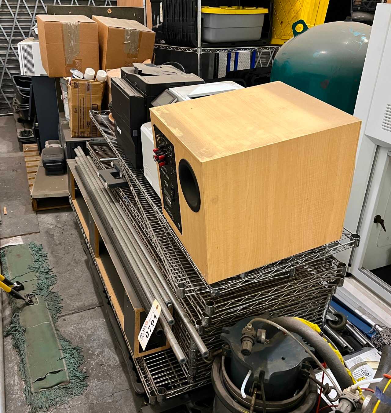 CONTENTS OF 3 PALLETS - SHELVING OFFICE SUPPLIES PRINTERS - PLANT & FACILITY EQUIPMENT