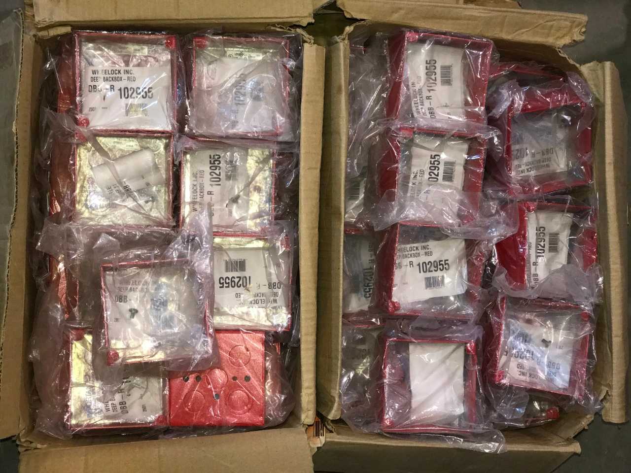 WHEELOCK - DEEP BACKBOX ( QTY 56) - MISCELLANEOUS