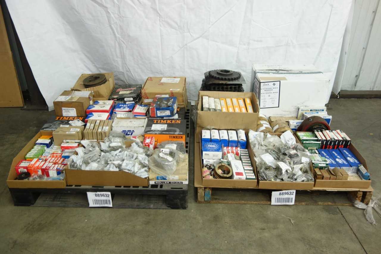2 PALLETS OF ASSORTED POWER TRANSMISSION REPLACEMENT PARTS - POWER TRANSMISSION