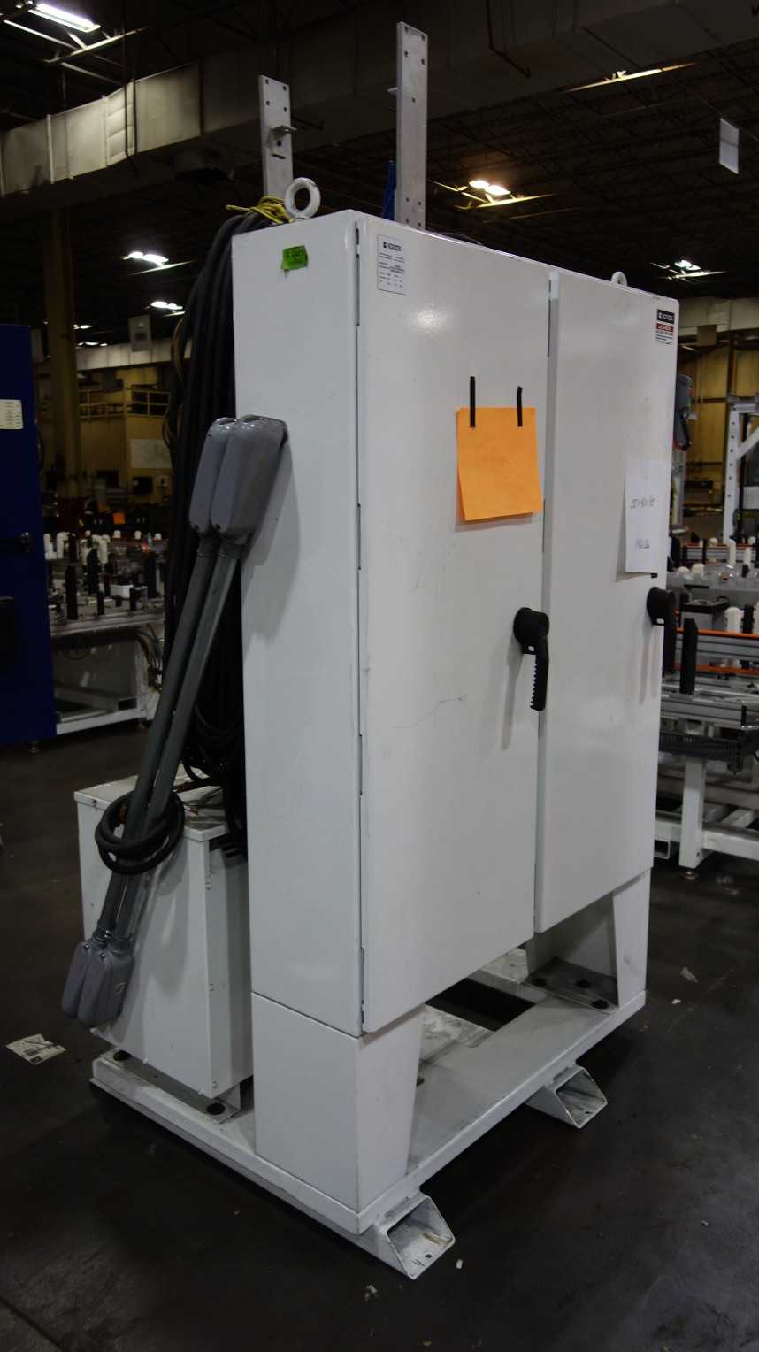KOOPS HOFFMANN CONTROL CABINET STATION W/ ALLEN BRADLEY 1756-L72 CONTROLLOGIX MODULES, JEFFERSON 45KVA 480/120V-AC TRANSFORMER - AUTOMATION & CONTROLS