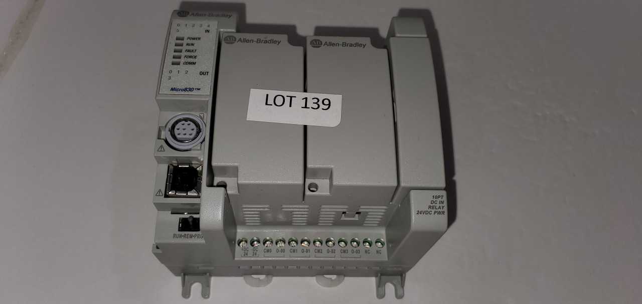 Allen Bradley Micro 830 2080-LC30-10QWB PLC - AUTOMATION & CONTROLS
