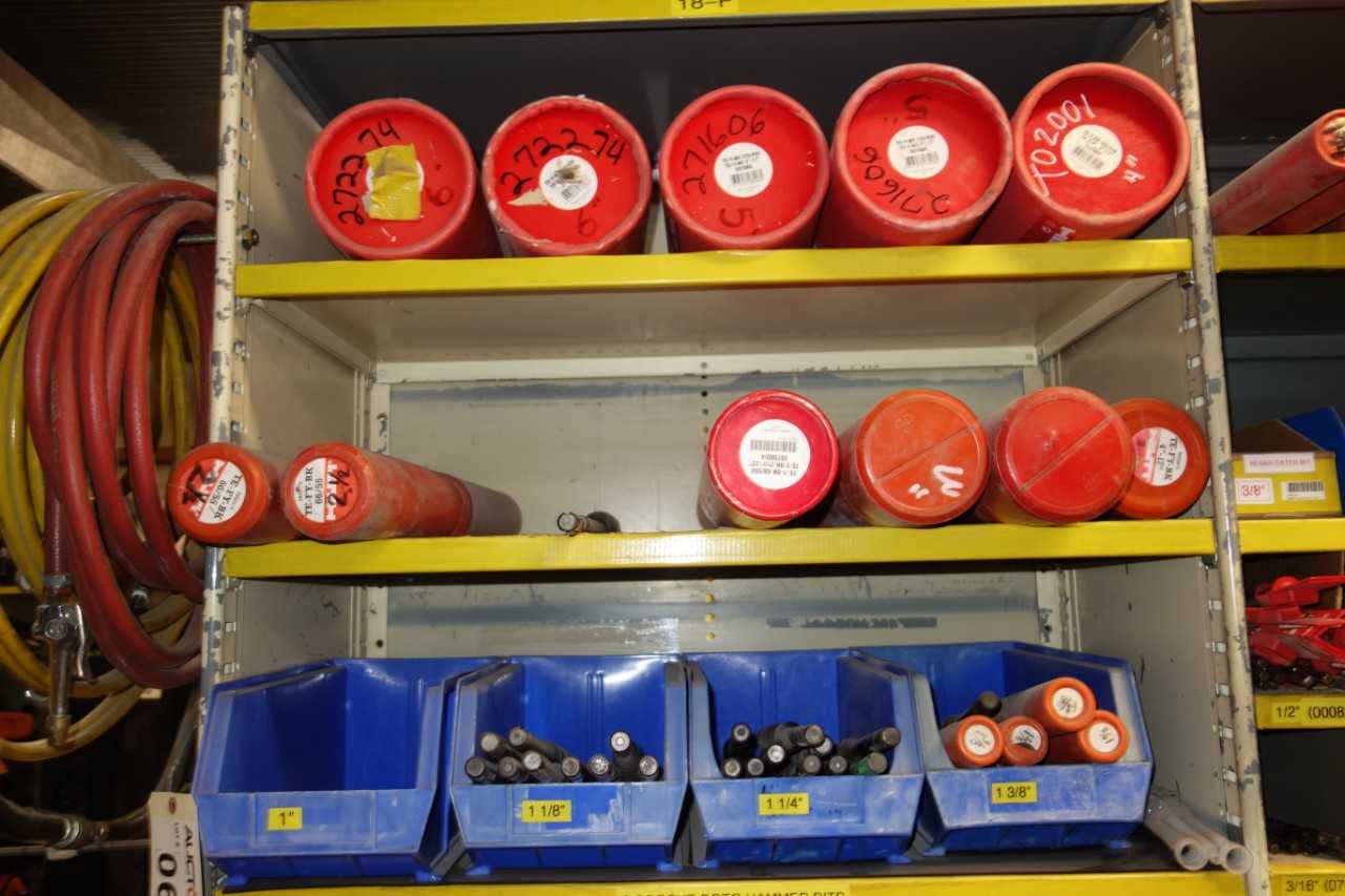 Contents of 2x Shelving - Hilti Roto Hammers with Bits - SHELVING