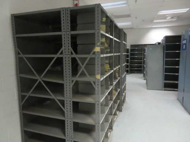 Metal Shelving (35) units approx this lot - SHELVING