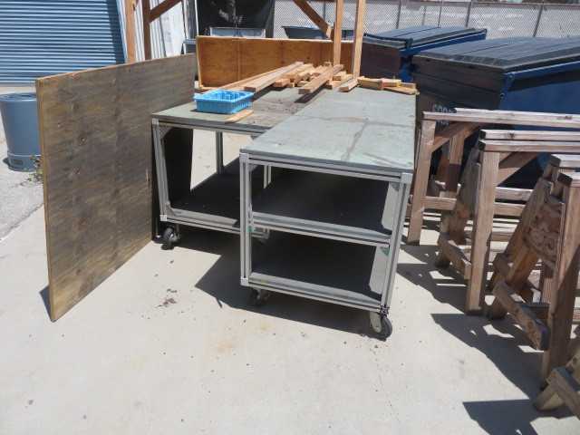 Rolling Tables (2) Lot - MISCELLANEOUS