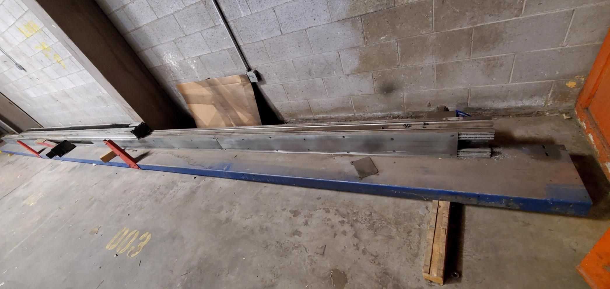 35ft Pusher Table Conveyer System - MACHINING ACCESSORIES & TOOLING