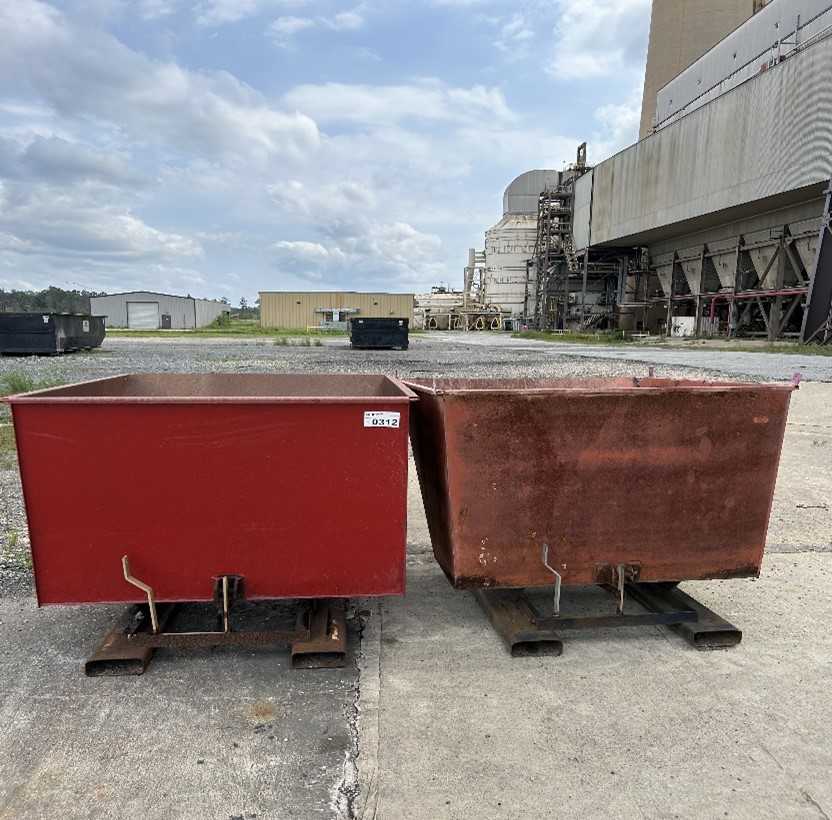 QTY 2 - SELF DUMPING HOPPER - SELF DUMPING HOPPERS
