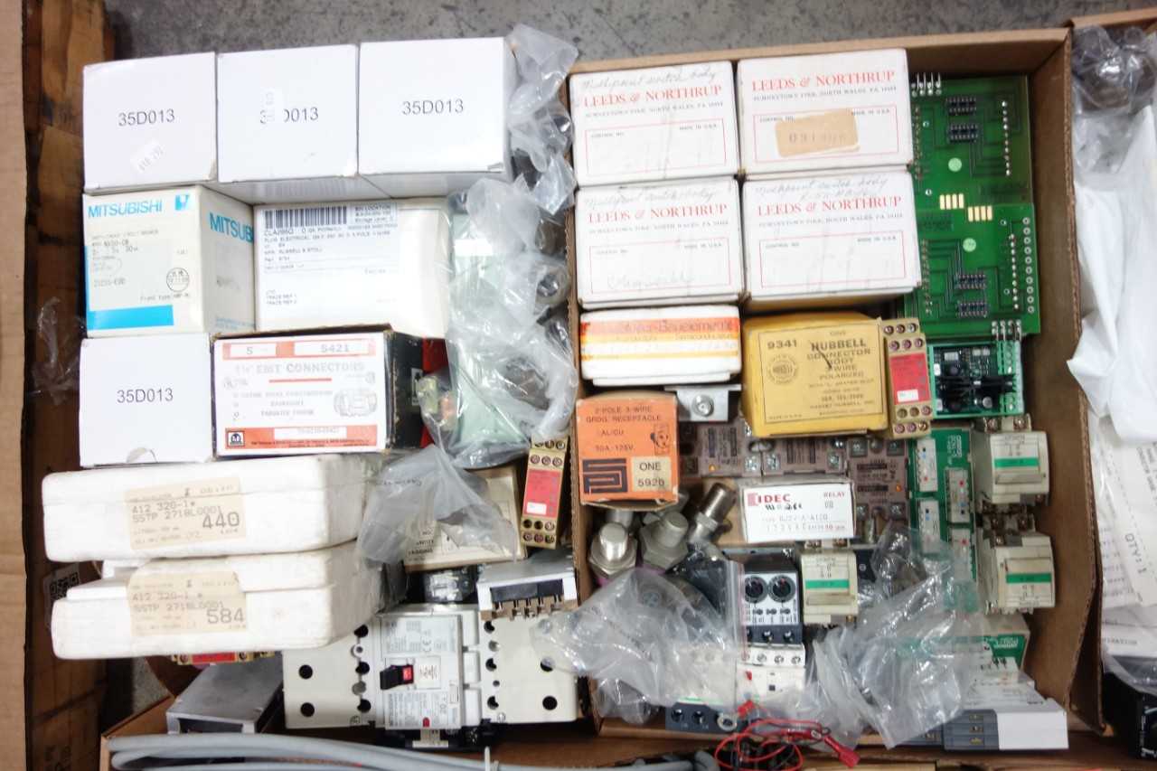 4 PALLETS OF ASSORTED ELECTRICAL COMPONENTS - ELECTRICAL COMPONENTS