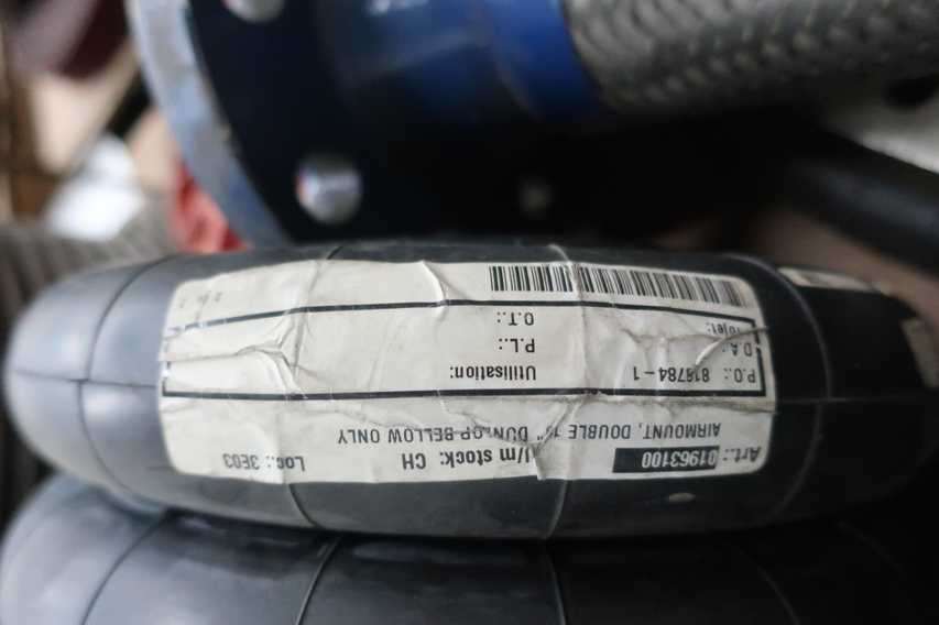 4 PALLETS OF ASSORTED COUPLERS, V-BELTS, EXPANSION JOINTS, SEALS, AND DIAPHRAGMS - POWER TRANSMISSION