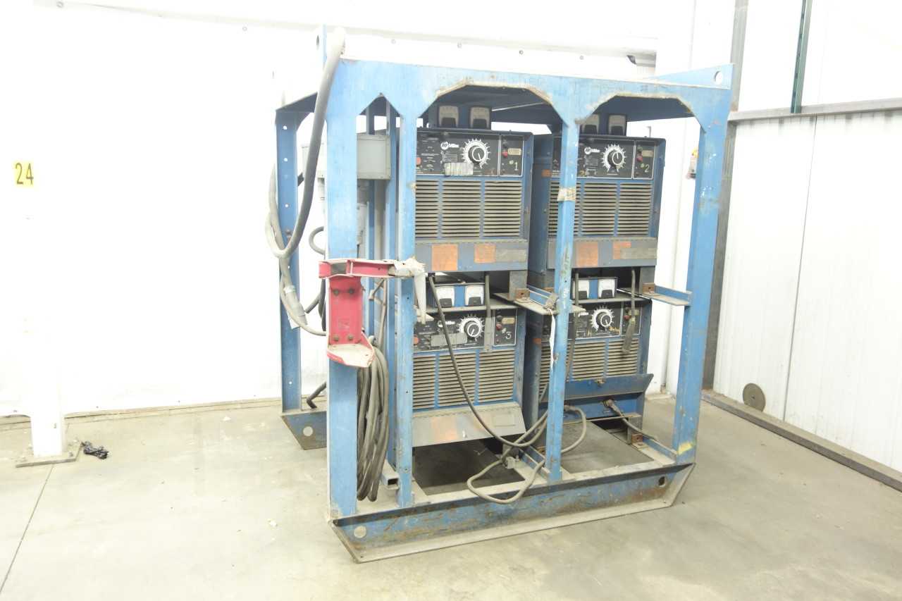 MILLER WELDING STATION, MILLER GOLD STAR 300SS CONSTANT CURRENT DC ARC WELDERS - WELDING EQUIPMENT