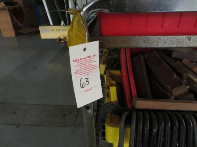 Cart full of C Clamps - ELECTRIC POWER TOOLS