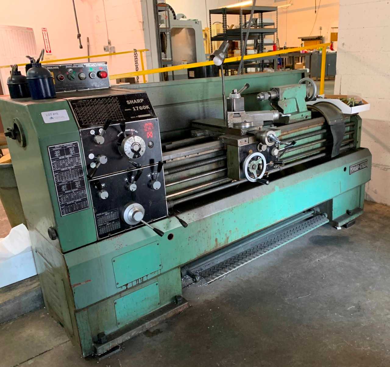 Sharp 1760K Engine Lathe - LATHES