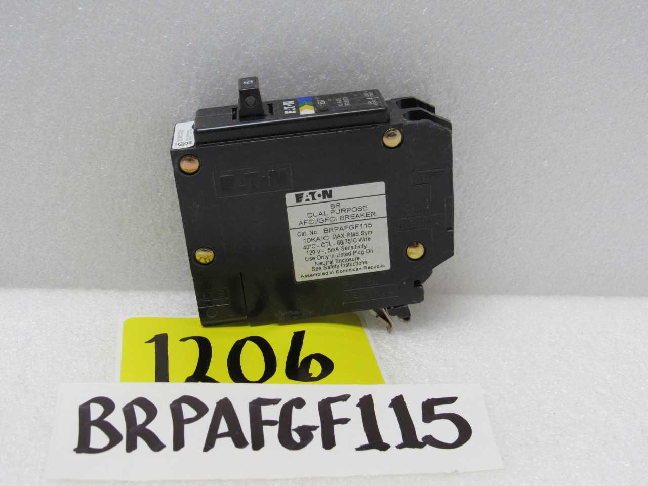 Eaton Circuit breakers - CIRCUIT BREAKERS