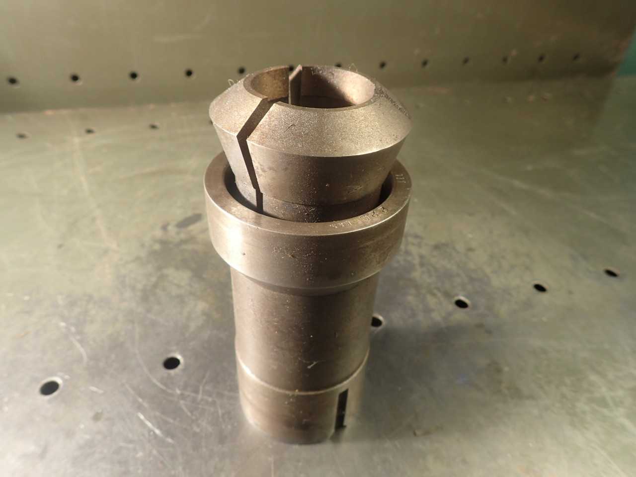 Balas B&S 22C Collet Chuck Sleeve 2.5" Lg OD 4.255" Long 2-1/8" Sm OD 42-7896-1 - MACHINING ACCESSORIES & TOOLING
