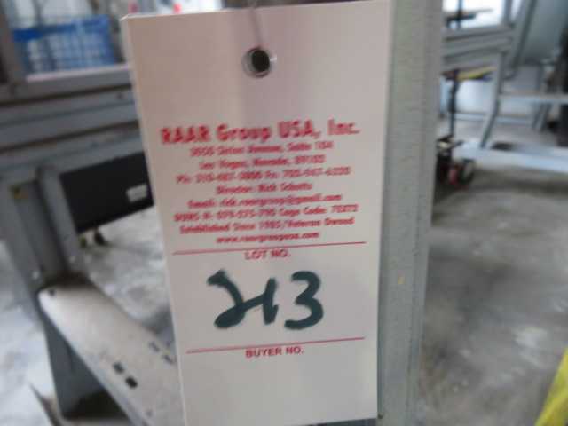 Aluminum Cart on Wheels and Contents - MISCELLANEOUS