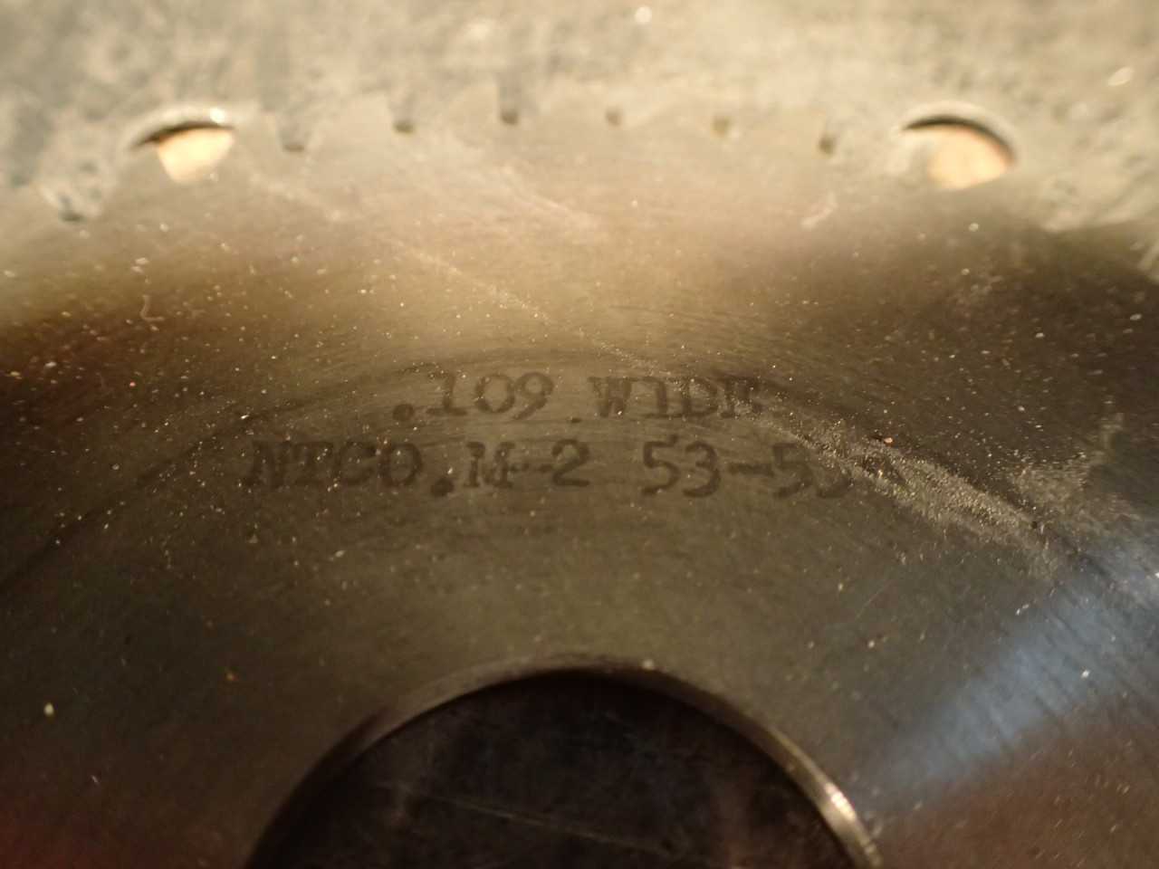NT Co .109" Metal Slitting Saw Milling Cutter 4-1/4" OD 1" Horizontal Arbor Hole - MILLING TOOLS
