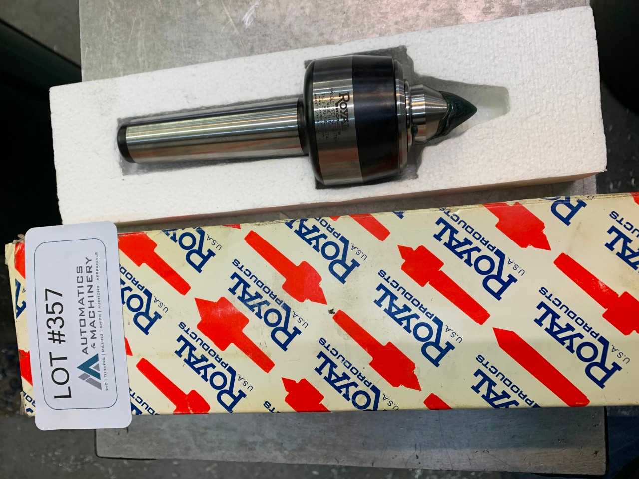 Royal Live Center " New" Mores Taper 3 - MACHINING ACCESSORIES & TOOLING