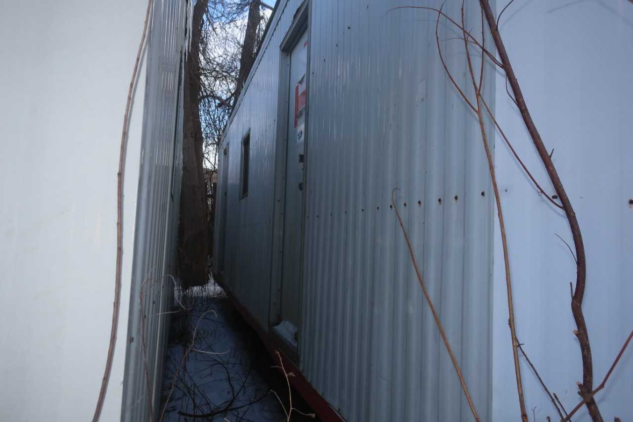 50FT X 12FT INSTRUMENT OFFICE TRAILER W/ A/C UNIT - TOOL STORAGE
