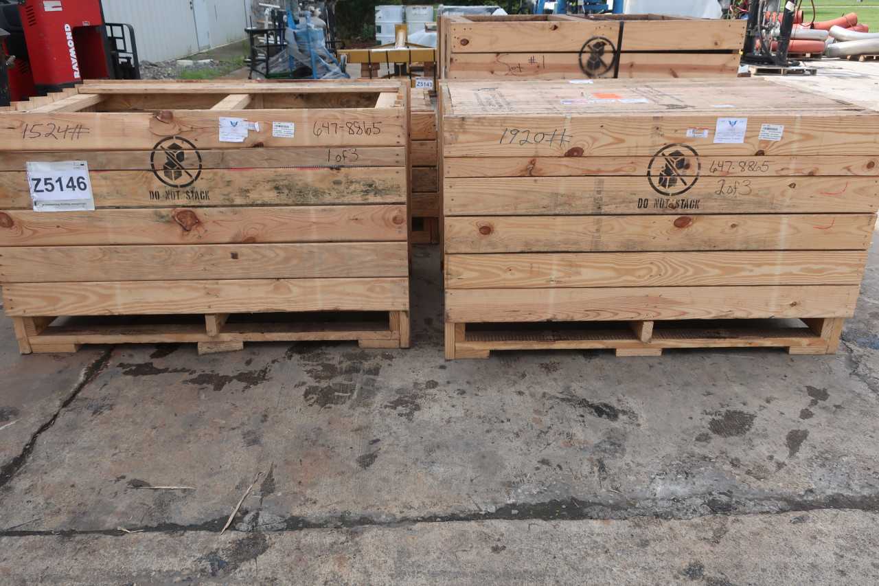 5 CRATES OF ASSORTED STAINLESS STEEL DRIP BOTTOM SCREENS FOR ASH HOPPER - MISCELLANEOUS