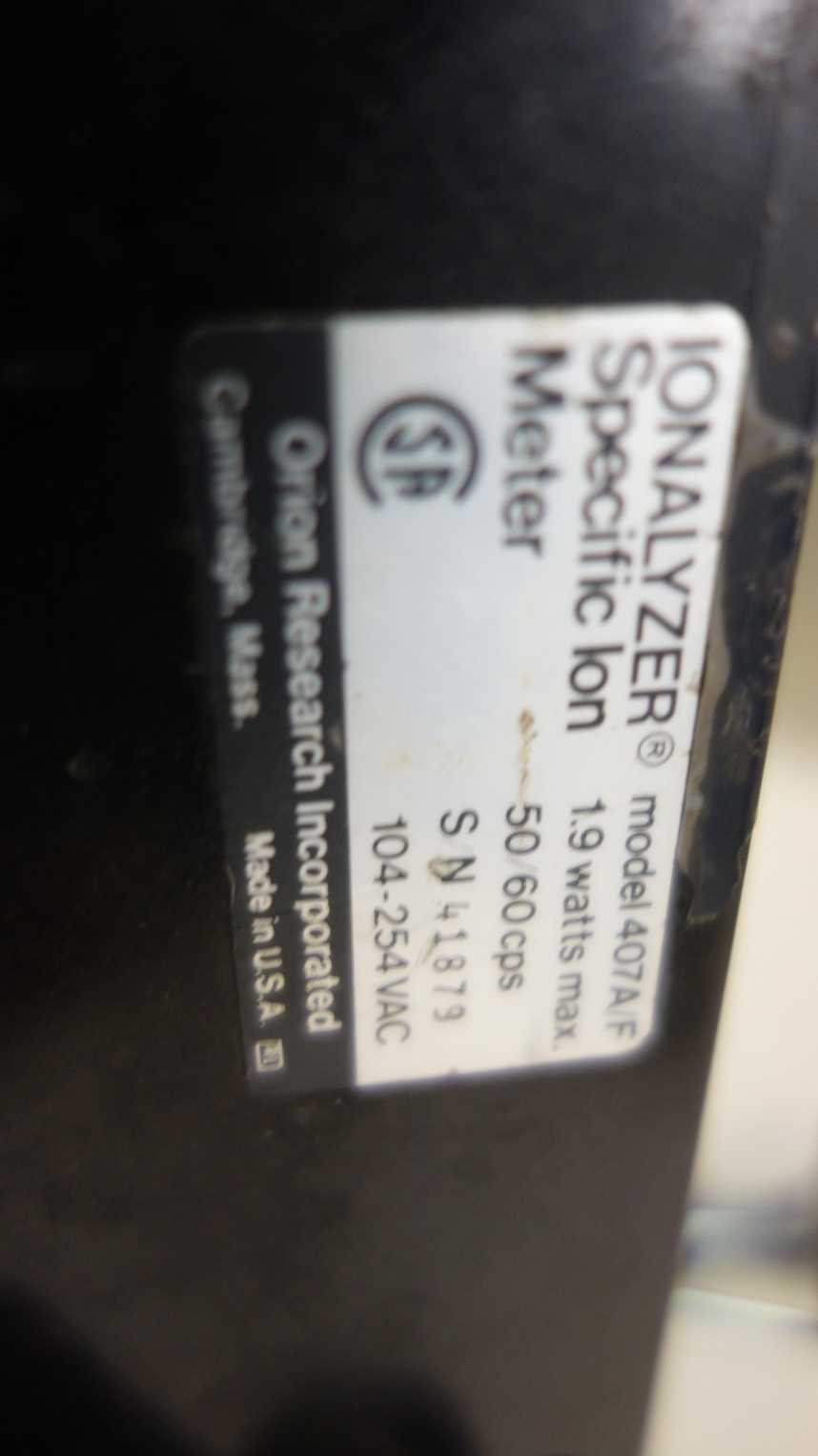 ORION 407A IONALYZER METER - LAB & SCIENTIFIC