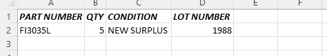 NEW SURPLUS FOR SALE - MISCELLANEOUS