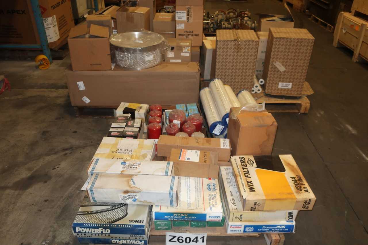 3 PALLETS OF ASSORTED FILTERS - HYDRAULIC FILTRATION