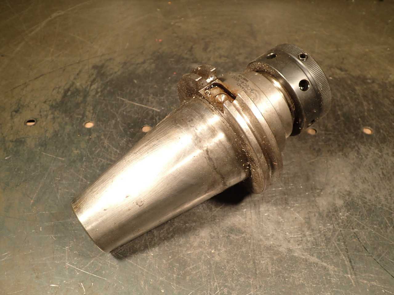 Command C6C4-1000 TG-100 Collet Chuck Tool Holder: CAT-50 V-Flange Taper Shank - MACHINING ACCESSORIES & TOOLING