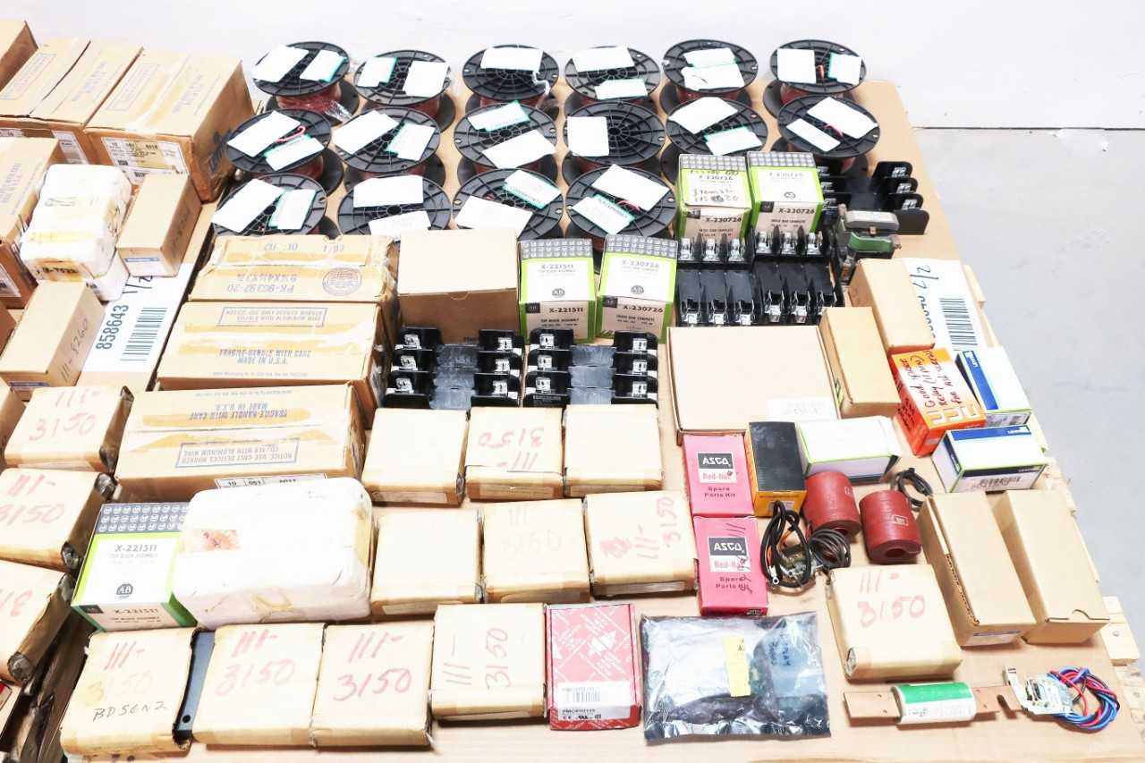 2 PALLETS OF ASSORTED ELECTRICAL AND CONTROLS - INDUSTRIAL PARTS
