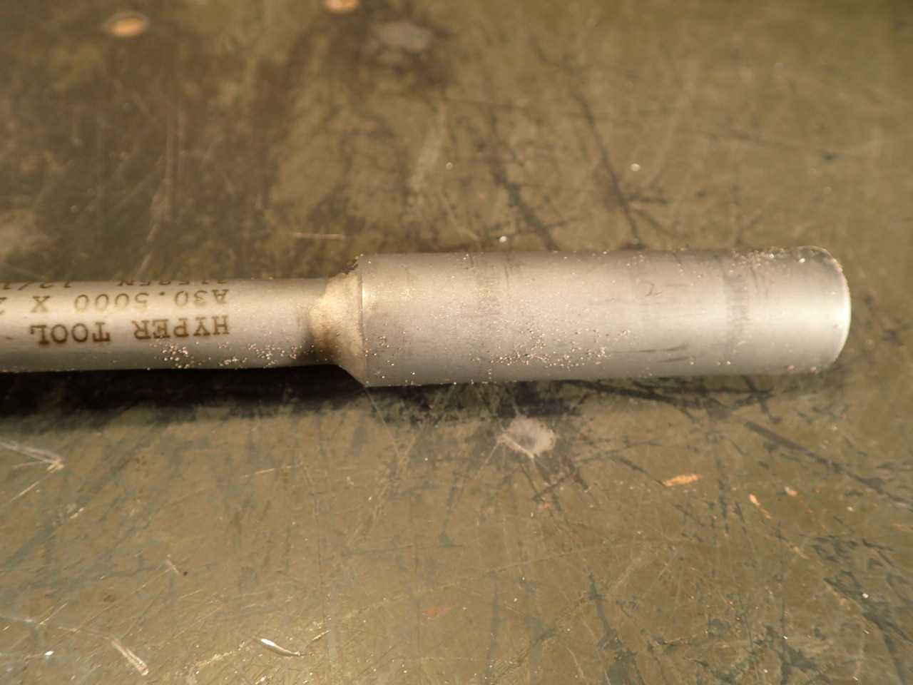Hyper Tool 1/2" .500 x 26.75" OAL Coolant Fed Deep Hole Gun Drill Carbide Tipped - MACHINE TOOLING