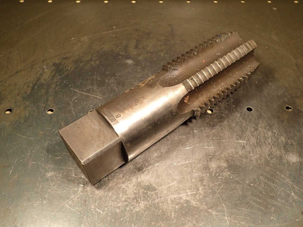 R&N 3" -3-1/2 TPI Hand Thread Tap: 6-Flute, 4-1/2" Long Flutes - HOLEMAKING TOOLS
