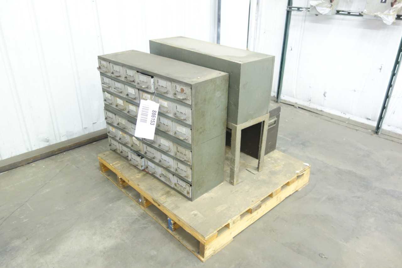 CABINET AND TOOLBOX WITH TOOL AND DIE CONTENTS - TOOL STORAGE