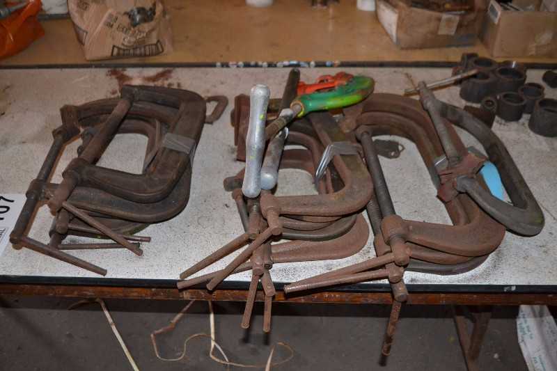 RIDGID CLAMP AND LARGE C-CLAMPS - MISCELLANEOUS