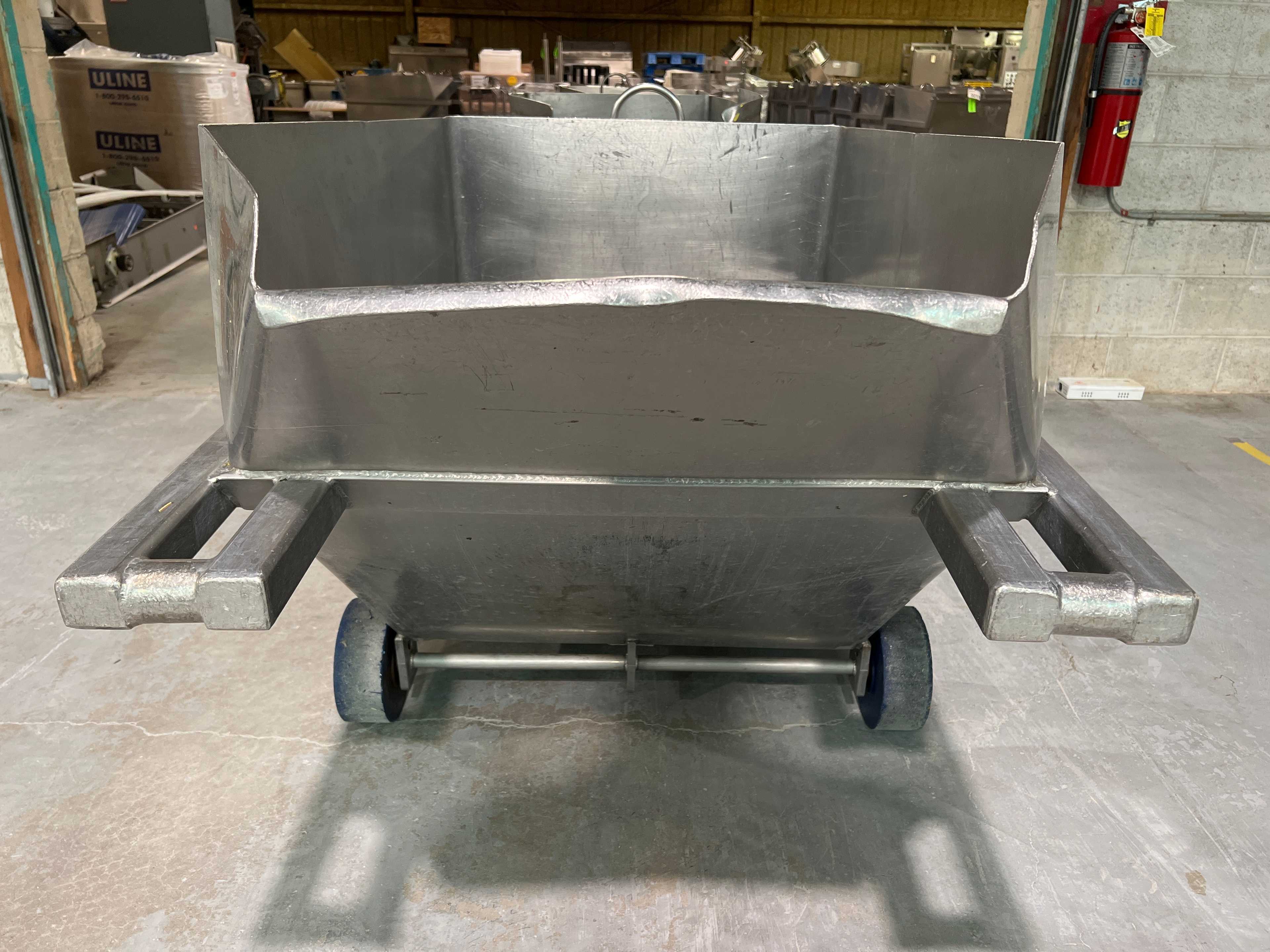 Stainless Steel Dump Cart Hopper