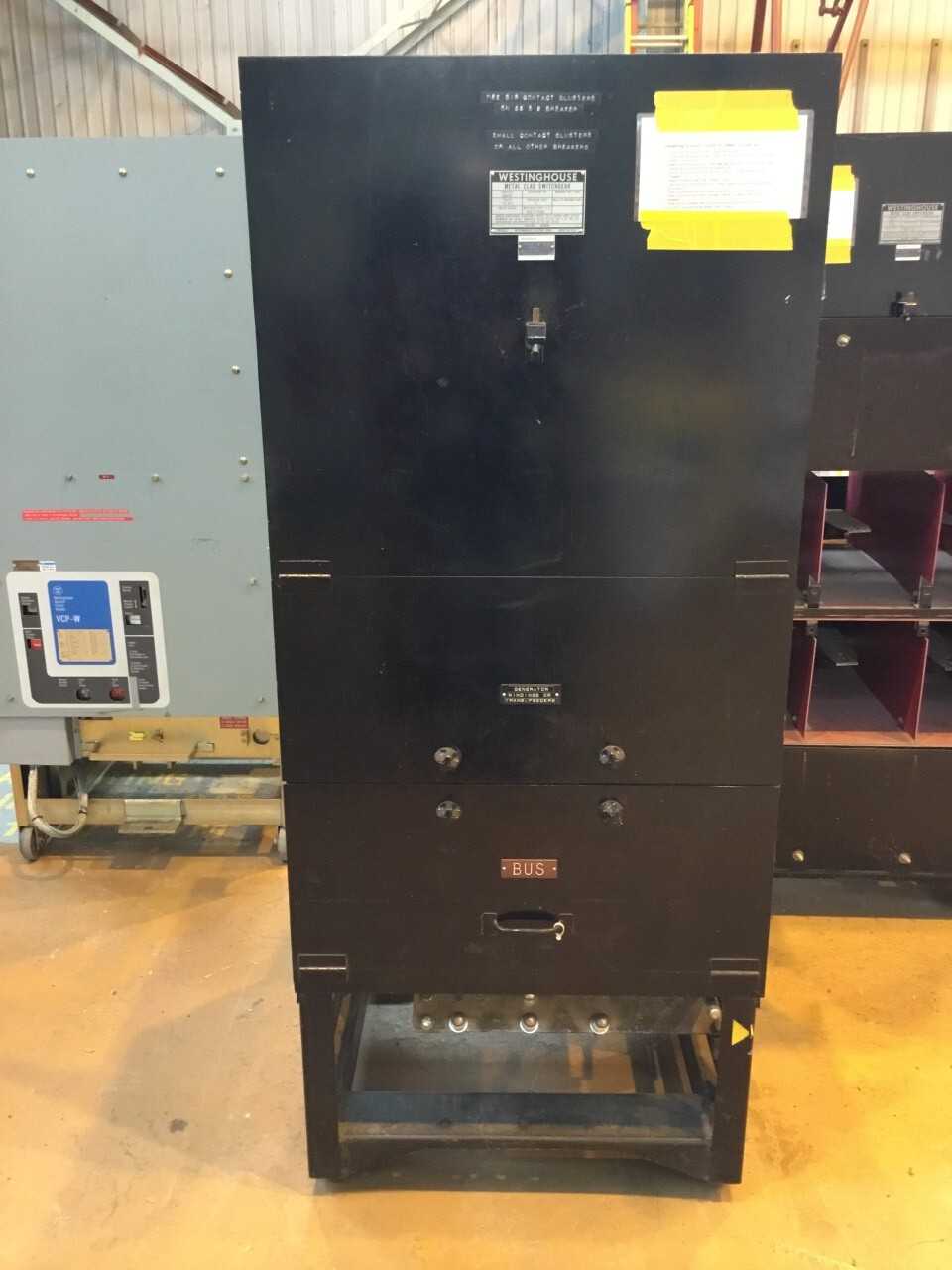 Lot of 2 Westinghouse Ground Trucks - CIRCUIT BREAKERS