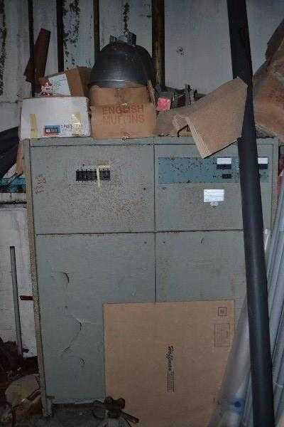 CONTENTS OF ELECTRICAL ROOM - NEW MCC BUCKETS, SIZE 1 STARTERS/REVERSING STARTERS, GREY HANDLE - MISCELLANEOUS