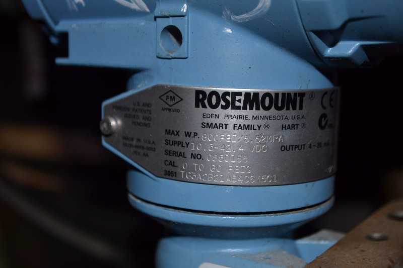 ROSEMOUNT 3051TG3 PRESSURE TRANSMITTER - MISCELLANEOUS