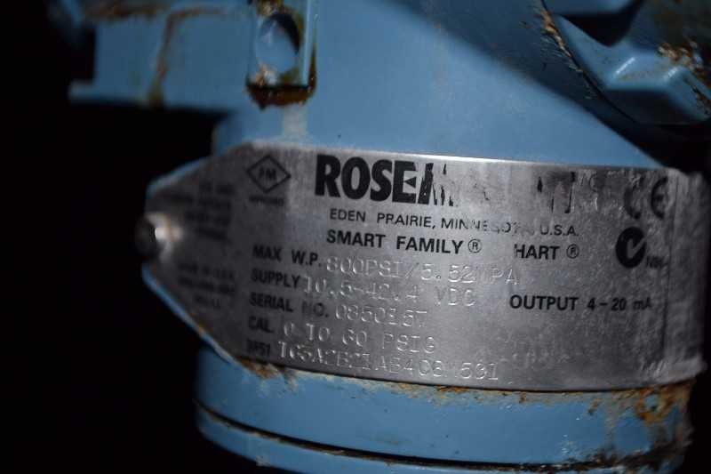 ROSEMOUNT 3051TG3 PRESSURE TRANSMITTER - MISCELLANEOUS