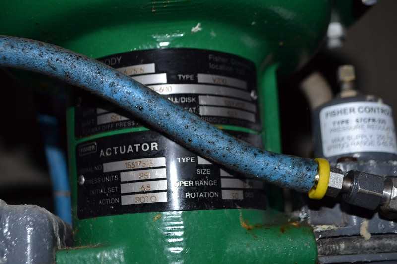 FISHER V200 V-BALL STAINLESS CONTROL VALVE 1 - MISCELLANEOUS