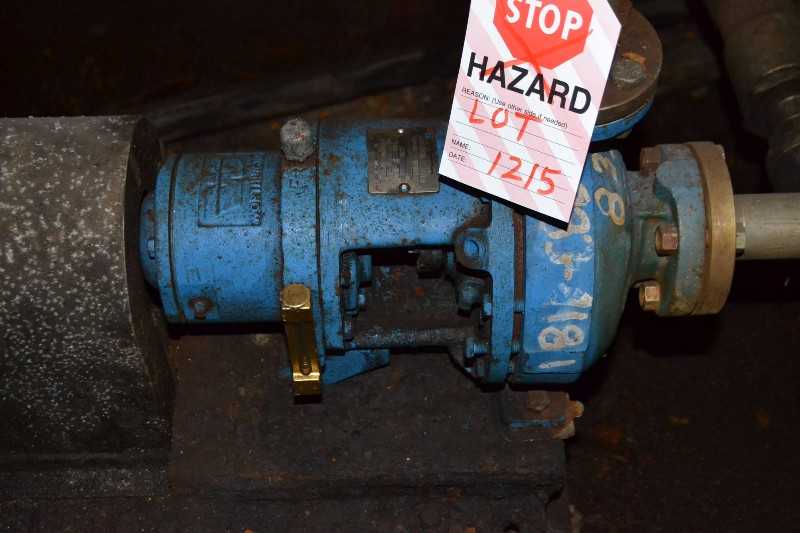 INGERSOL RAND 1.5X1X6 D1011 STAINLESS CENTRIFUGAL PUMP - MISCELLANEOUS