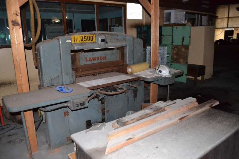 LAWSON 39IN PULP CUTTER - MISCELLANEOUS