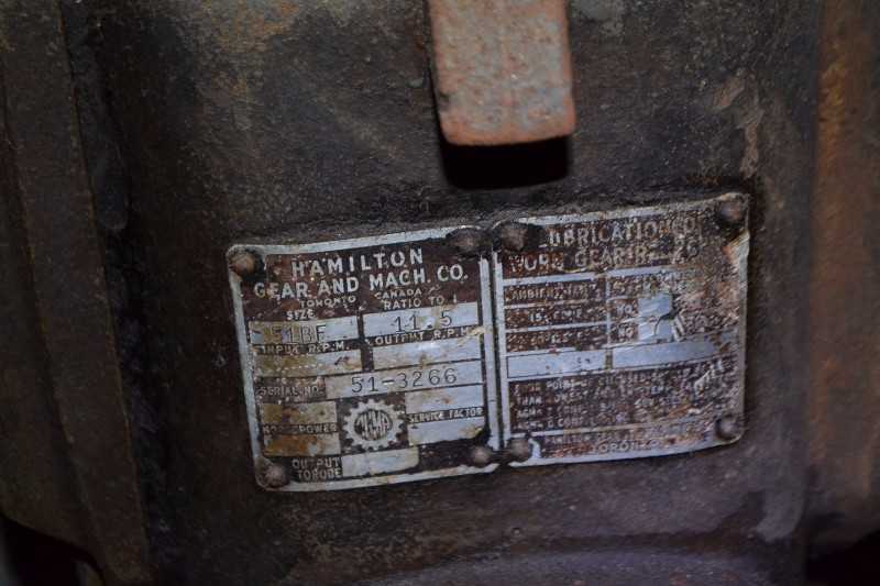 3X HAMILTON GEAR AND MACHINE 51BF 11.5:1 GEAR REDUCER  - MISCELLANEOUS