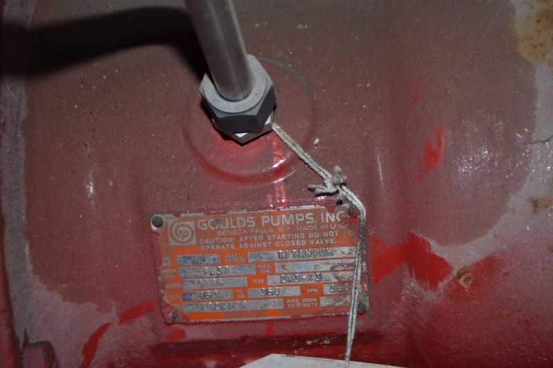 GOULDS 3196 2X3-12 STAINLESS POWER END 450GPM 350FT - MISCELLANEOUS