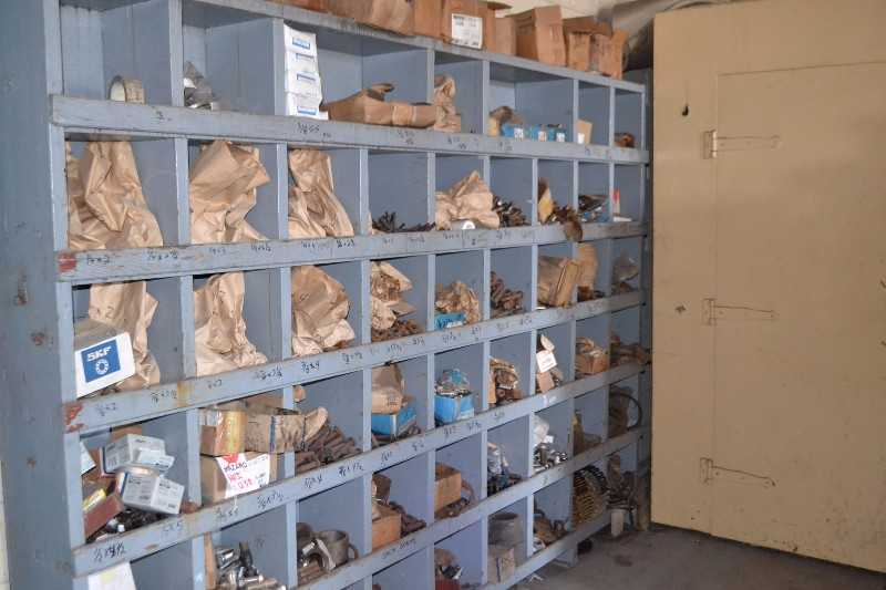 CONTENTS OF SHELVE - SPARE BOLTS - MISCELLANEOUS