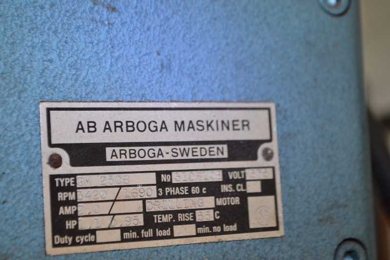 AB ARBOGA MASKINER TYPE GM-2508 DRILL PRESS - MISCELLANEOUS