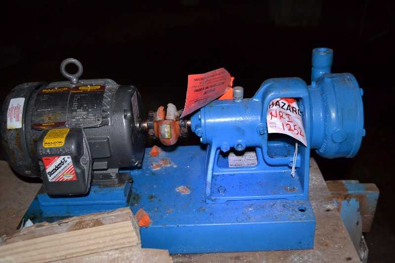 INGERSOL RAND 3/4CNG-42 STAINLESS CENTRIFUGAL PUMP W/ BALDOR MOTOR - MISCELLANEOUS